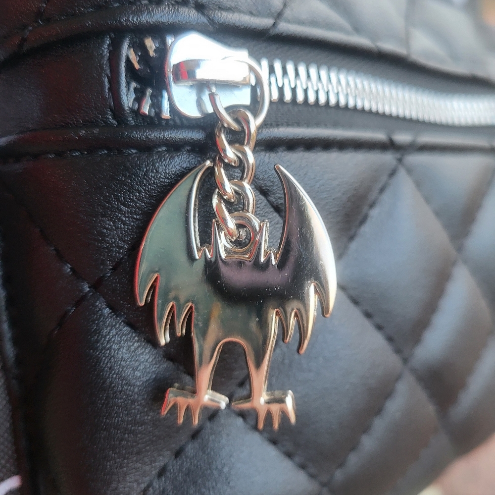 Nightmare Before Christmas Bioworld Black With Red/white Rose Patterned Backpack - Picture 11 of 16